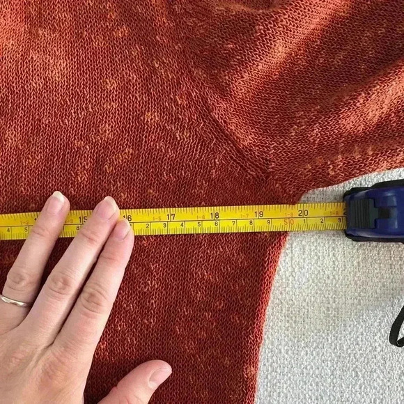 Eileen Fisher Rust Cardigan - Picture 6 of 7